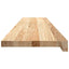 trappemåtter 20 stk ubehandlet 120x30x2 cm massivt egetræ