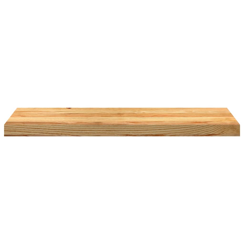 trappemåtter 4 stk lysebrun 80x30x2 cm massivt egetræ