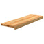 trappemåtter 8 stk lysebrun 80x30x2 cm massivt egetræ