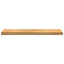 trappemåtter 8 stk lysebrun 100x30x2 cm massivt egetræ