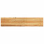trappemåtter 16 stk. lysebrun 120x30x2 cm massivt egetræ