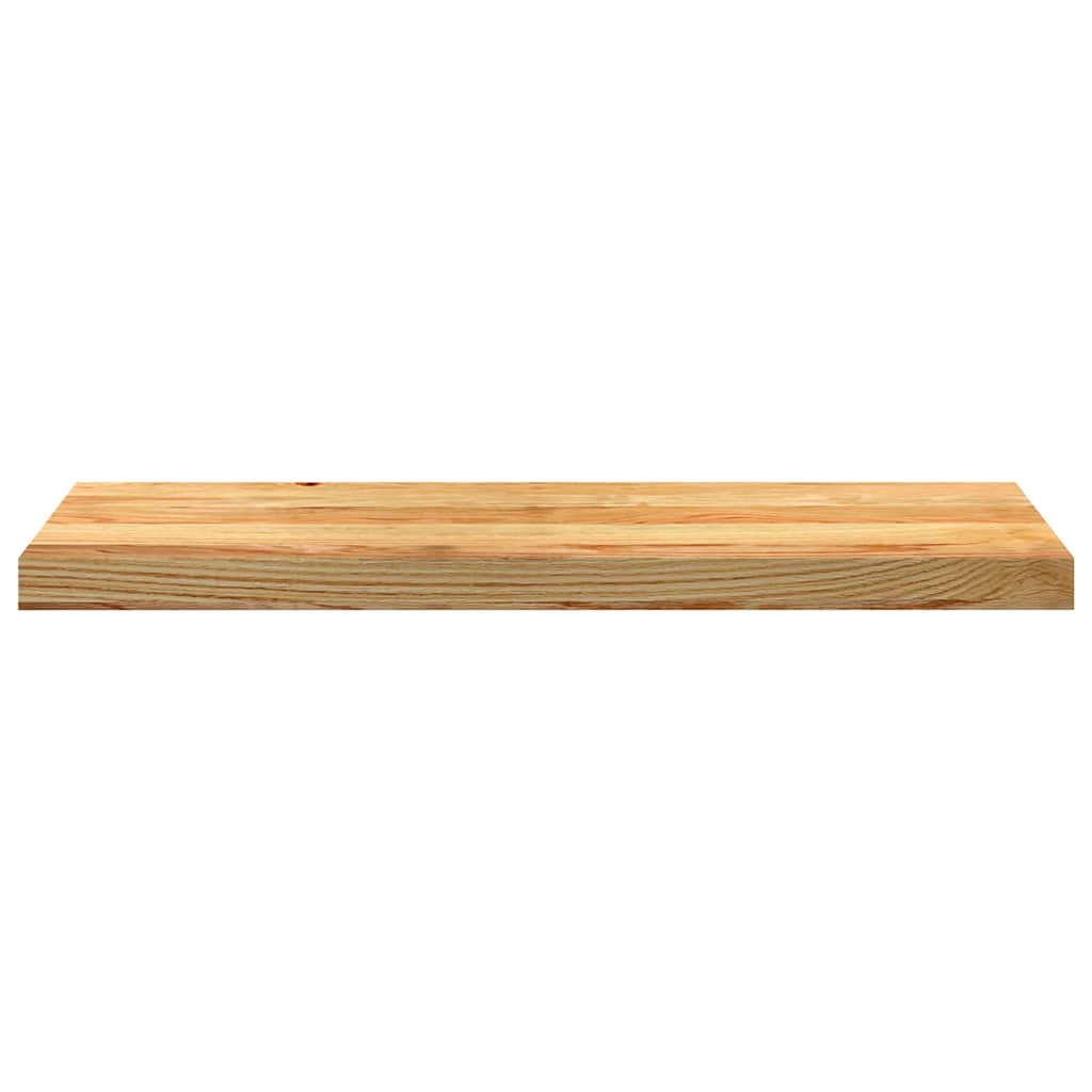 trappemåtter 20 stk lysebrun 80x25x2 cm massivt egetræ