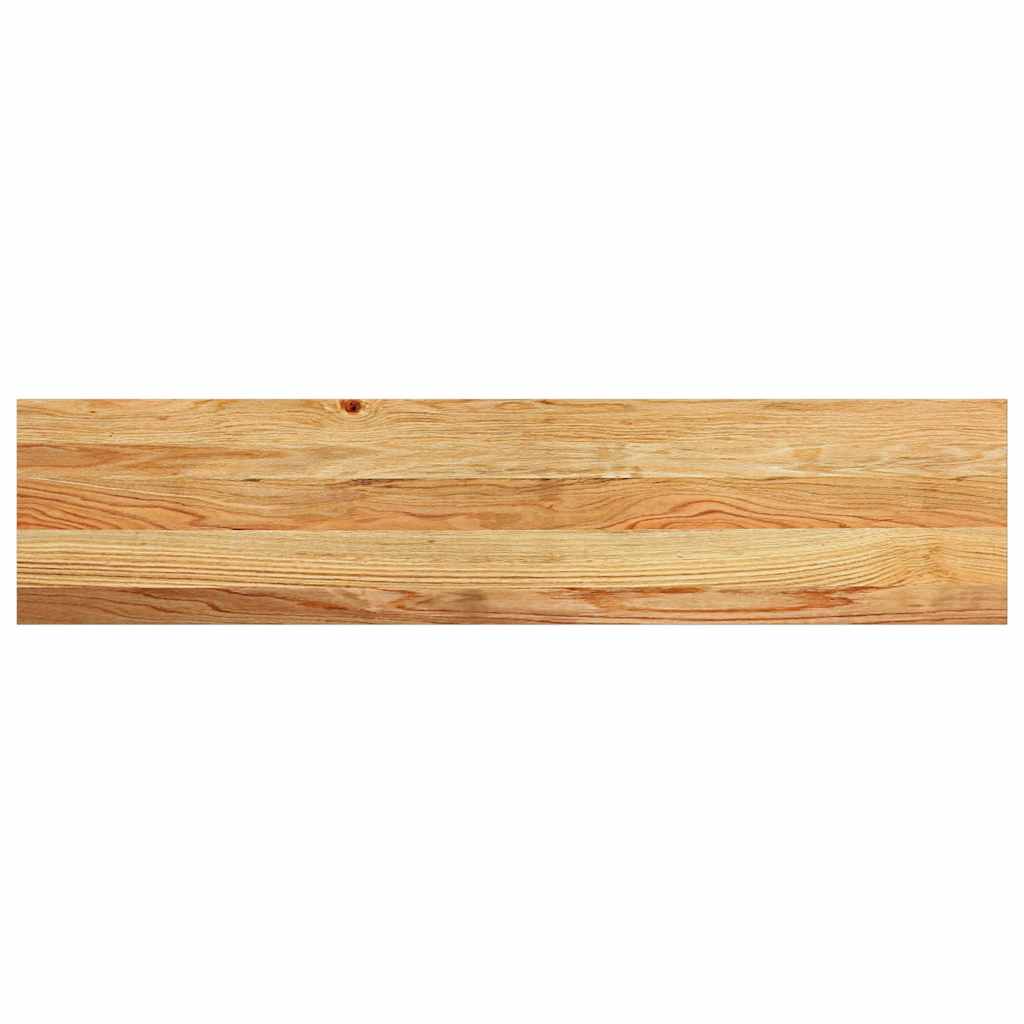 trappemåtter 20 stk lysebrun 110x25x2 cm massivt egetræ