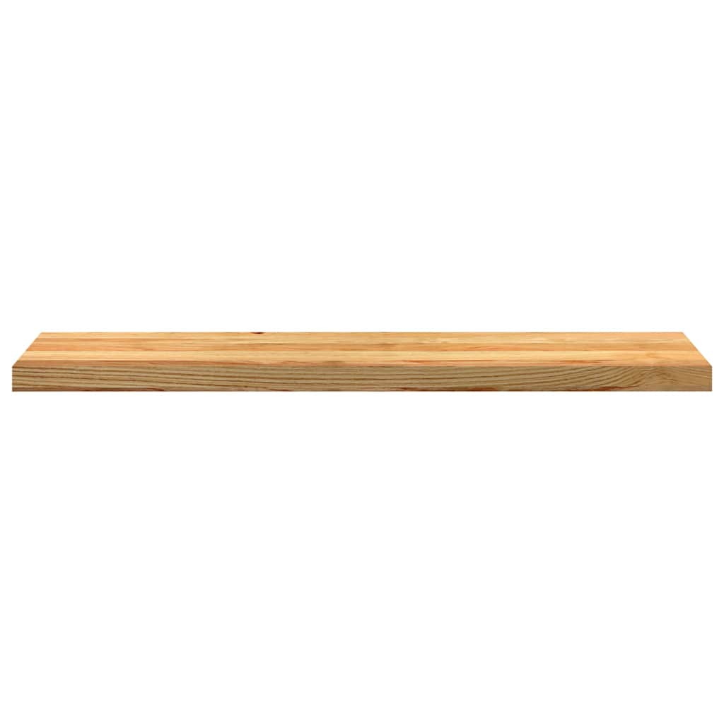 trappemåtter 20 stk lysebrun 110x25x2 cm massivt egetræ