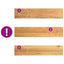 trappemåtter 20 stk lysebrun 120x25x2 cm massivt egetræ