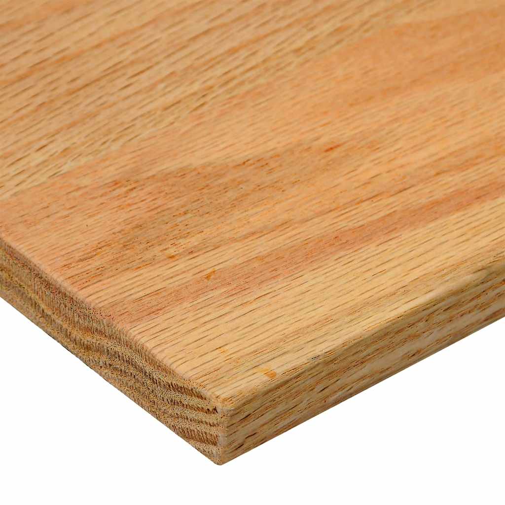 trappemåtter 20 stk. lysebrun 90x30x2 cm massivt egetræ