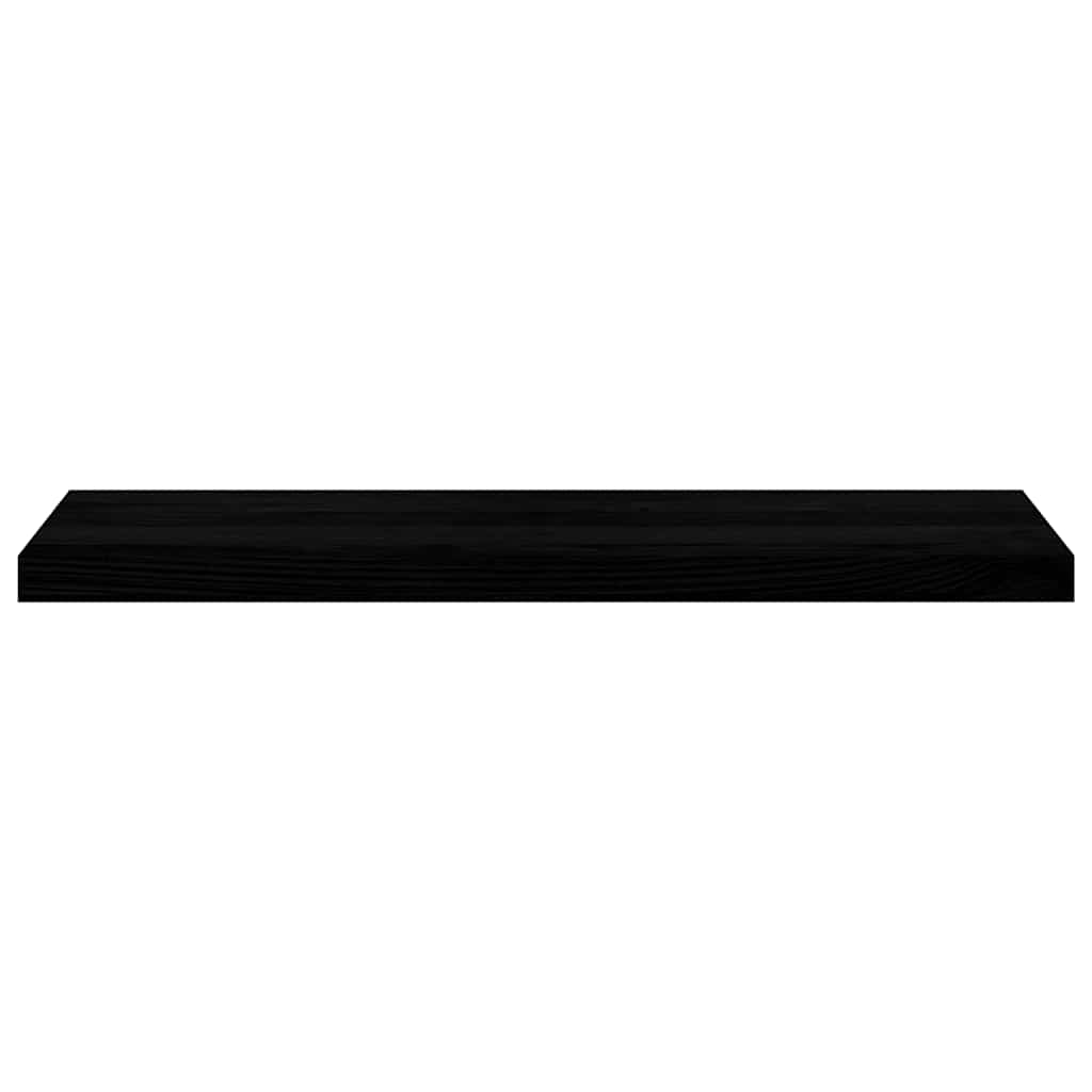 trappemåtter 4 stk. brunsort 90x25x2 cm massivt egetræ
