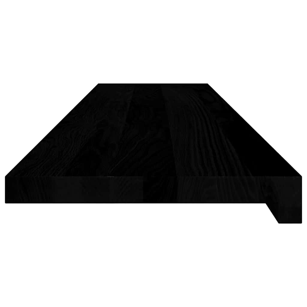 trappemåtter 4 stk. brunsort 110x25x2 cm massivt egetræ