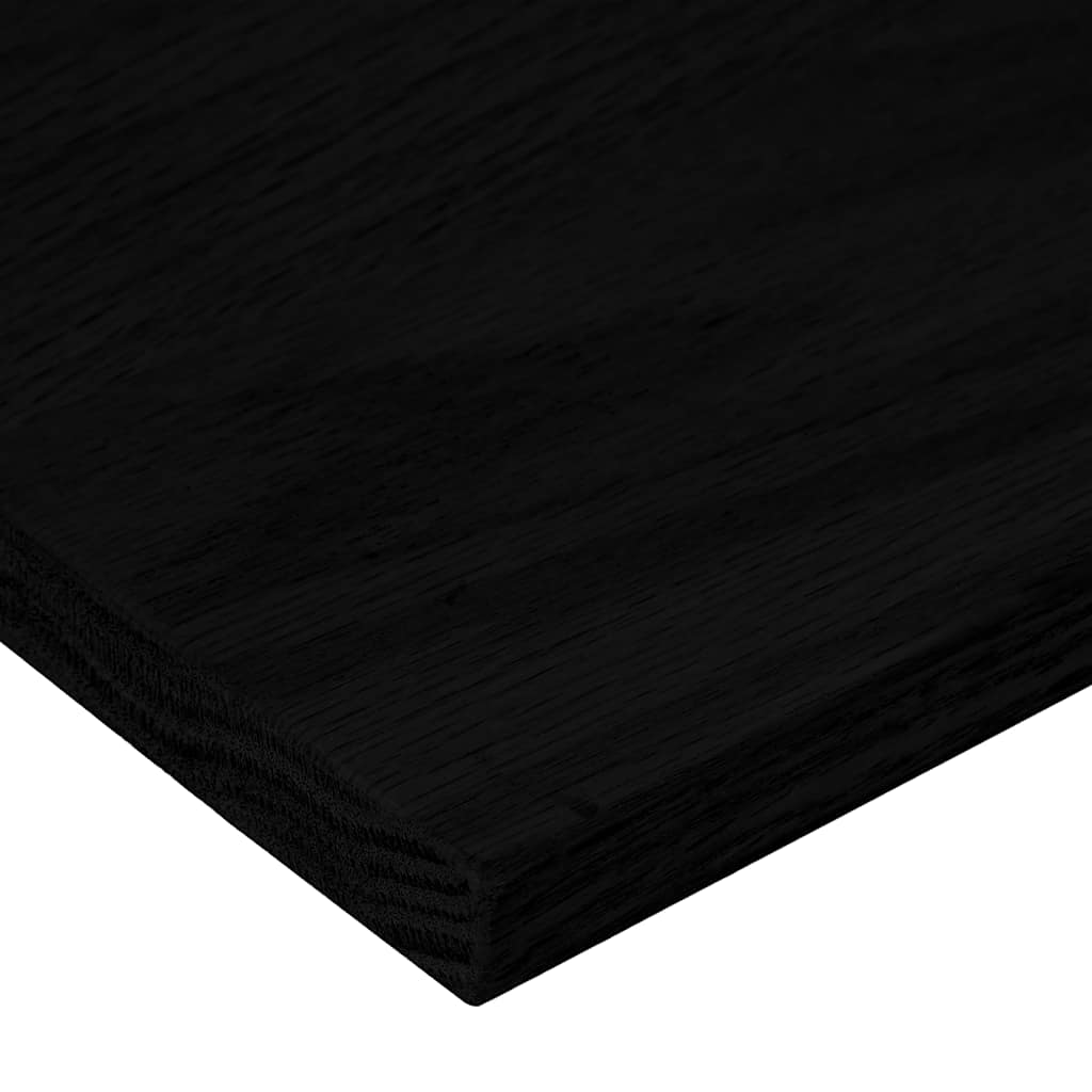trappemåtter 4 stk. brunsort 80x30x2 cm massivt egetræ
