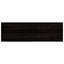 trappemåtter 12 stk. brunsort 80x25x2 cm massivt egetræ