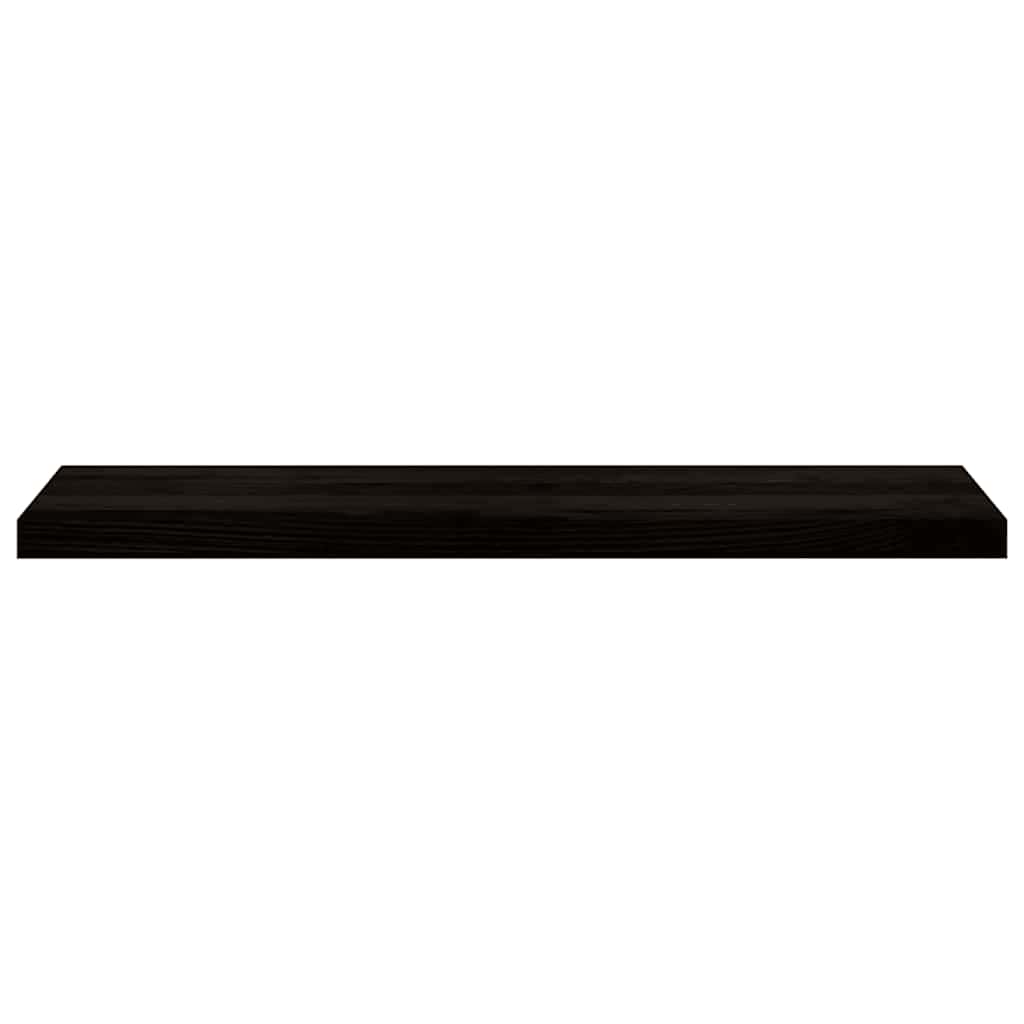 trappemåtter 12 stk. brunsort 100x25x2 cm massivt egetræ