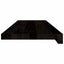 trappemåtter 12 stk. brunsort 80x30x2 cm massivt egetræ