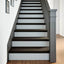 trappemåtter 12 stk. brunsort 80x30x2 cm massivt egetræ