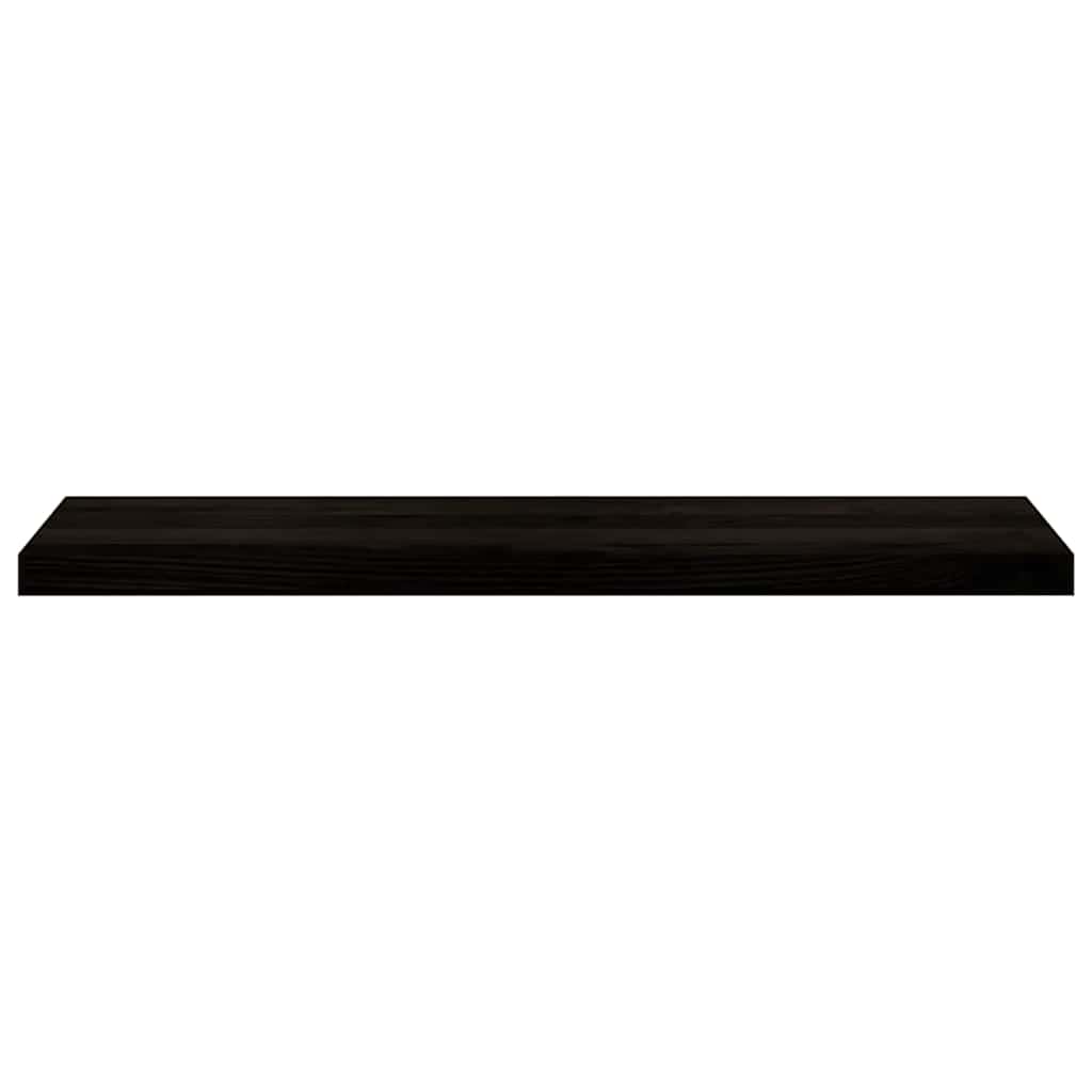 trappemåtter 16 stk. brunsort 100x25x2 cm massivt egetræ