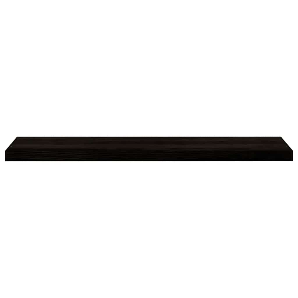trappemåtter 16 stk. brunsort 110x25x2 cm massivt egetræ
