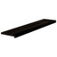 trappemåtter 16 stk. brunsort 120x25x2 cm massivt egetræ