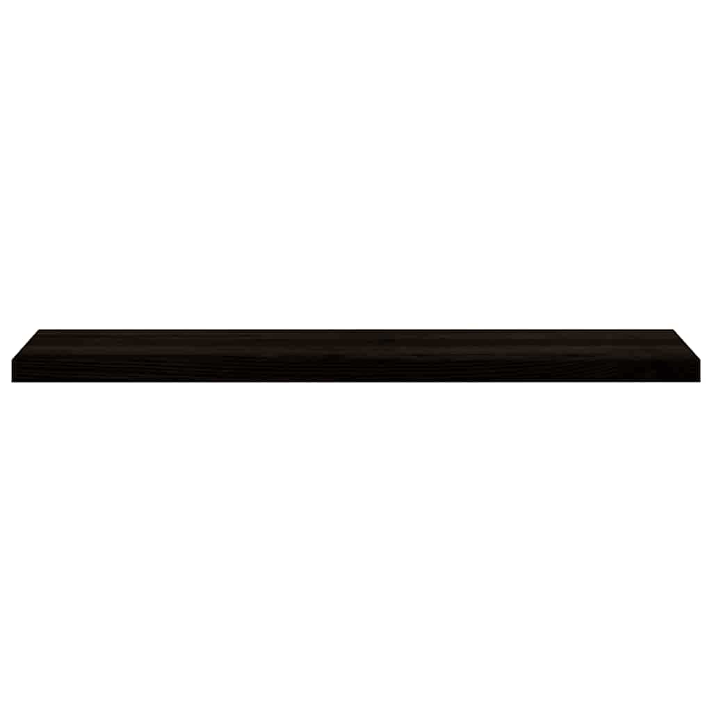 trappemåtter 16 stk. brunsort 120x25x2 cm massivt egetræ