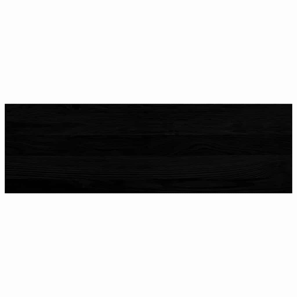 trappemåtter 20 stk. brunsort 80x25x2 cm massivt egetræ