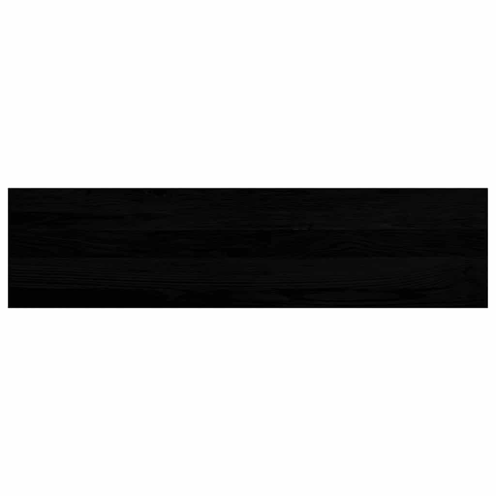 trappemåtter 20 stk. brunsort 100x25x2 cm massivt egetræ