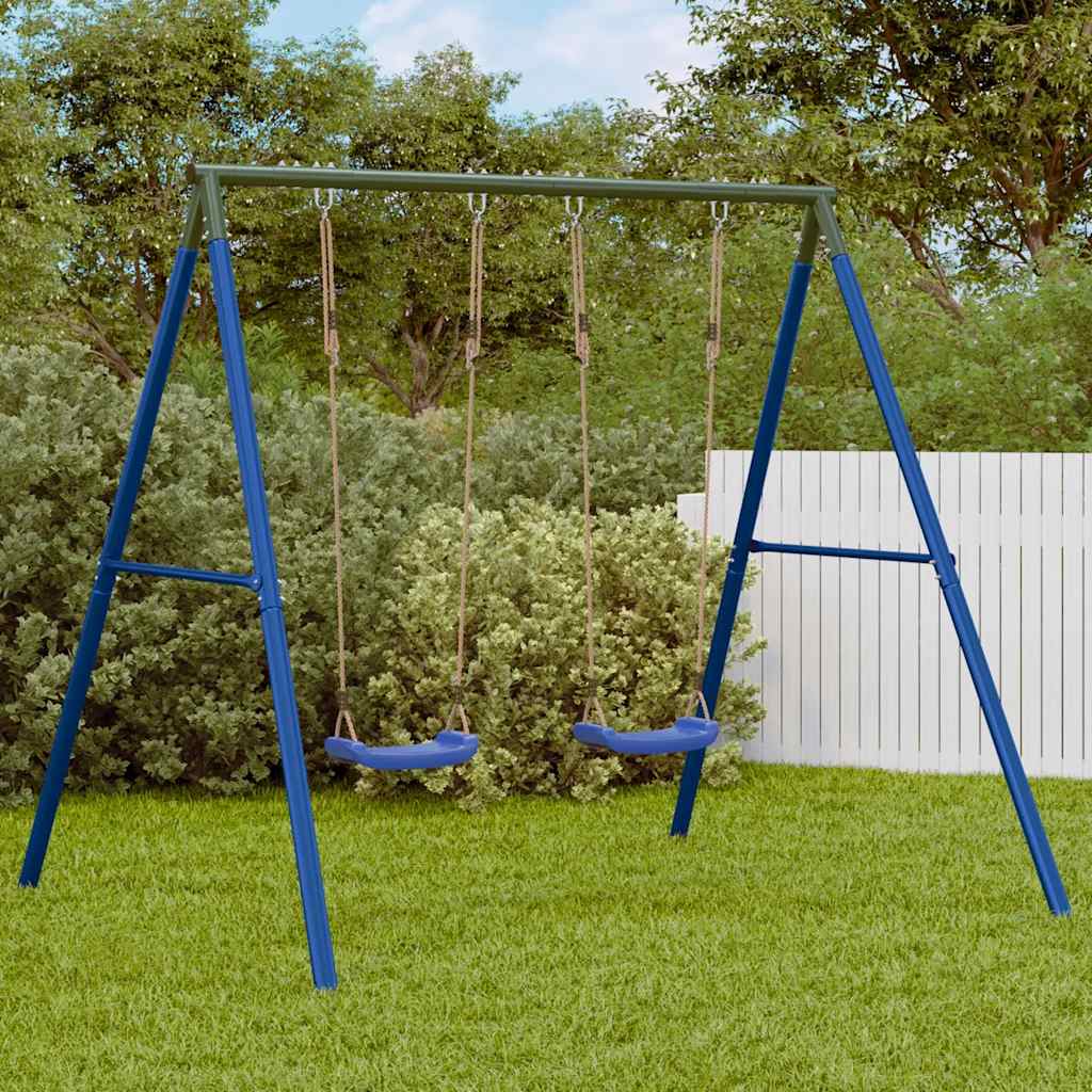 gyngestativ med 2 gynger billede