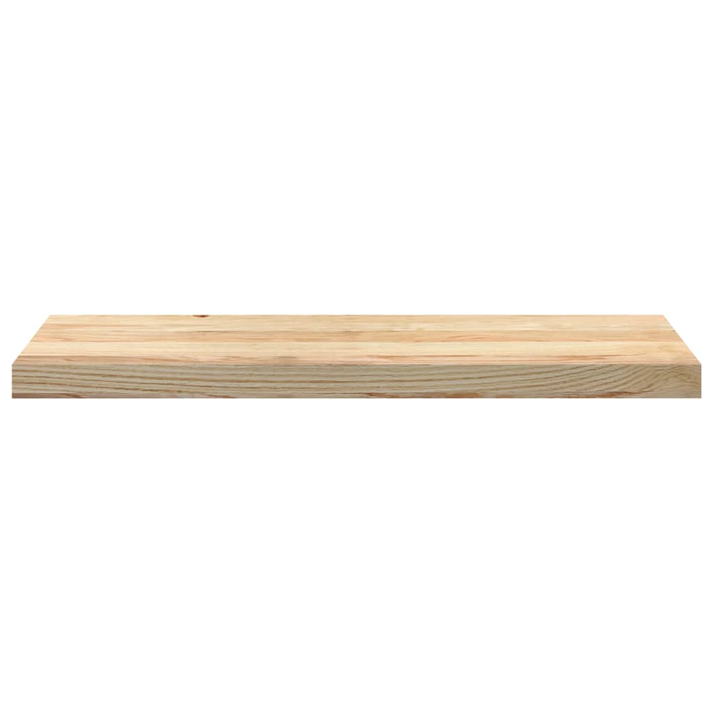 trappemåtter 2 stk ubehandlet 80x25x2 cm massivt egetræ
