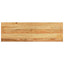 trappemåtter 2 stk lysebrun 80x30x2 cm massivt egetræ
