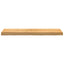 trappemåtter 2 stk lysebrun 90x30x2 cm massivt egetræ