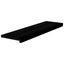 trappemåtter 2 stk. brunsort 90x25x2 cm massivt egetræ