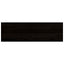 trappemåtter 2 stk. brunsort 80x30x2 cm massivt egetræ