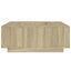 sofabord 100x100x40 cm konstrueret træ sonoma-eg