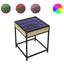 sengebord med Infinity LED-lys 40x40x51 cm sonoma-eg