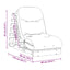 futon med madras 60x206x11 cm massivt fyrretræ gyldenbrun