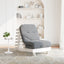 futon med madras 70x206x11 cm massivt fyrretræ hvid