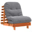 futon med madras 70x206x11 cm massivt fyrretræ gyldenbrun
