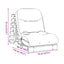 futon med madras 70x206x11 cm imprægneret fyrretræ
