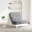 futon med madras 90x206x11 cm massivt fyrretræ