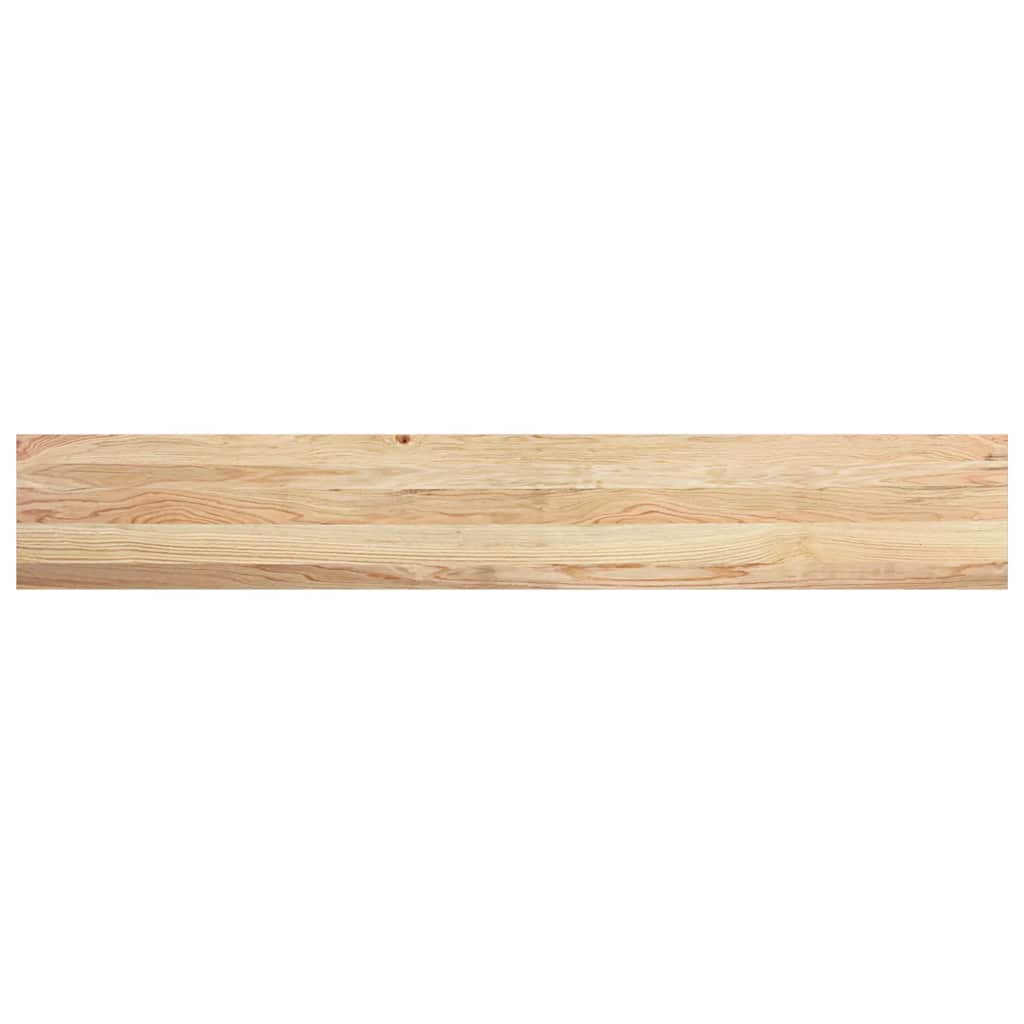 vindueskarme 2 stk ubehandlet 160x25x2 cm massivt egetræ