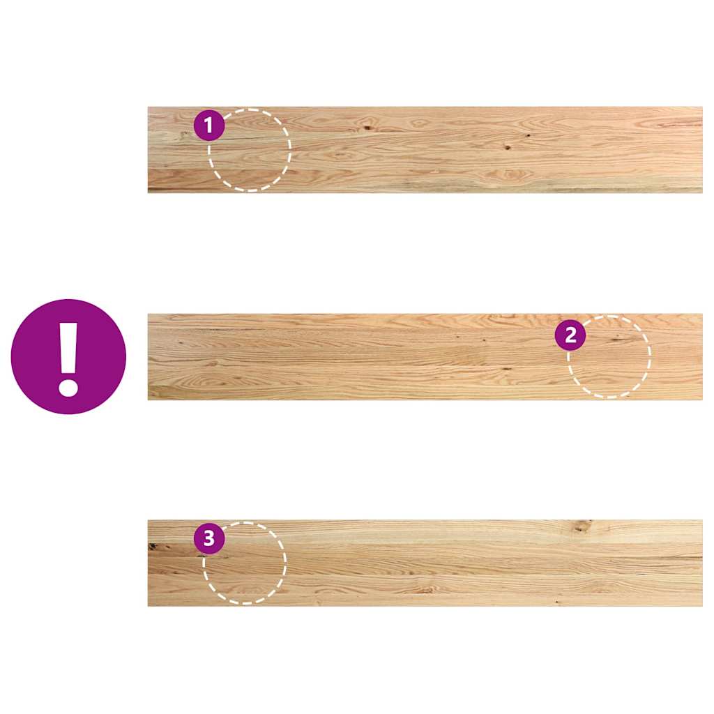 vindueskarme 2 stk ubehandlet 160x25x2 cm massivt egetræ