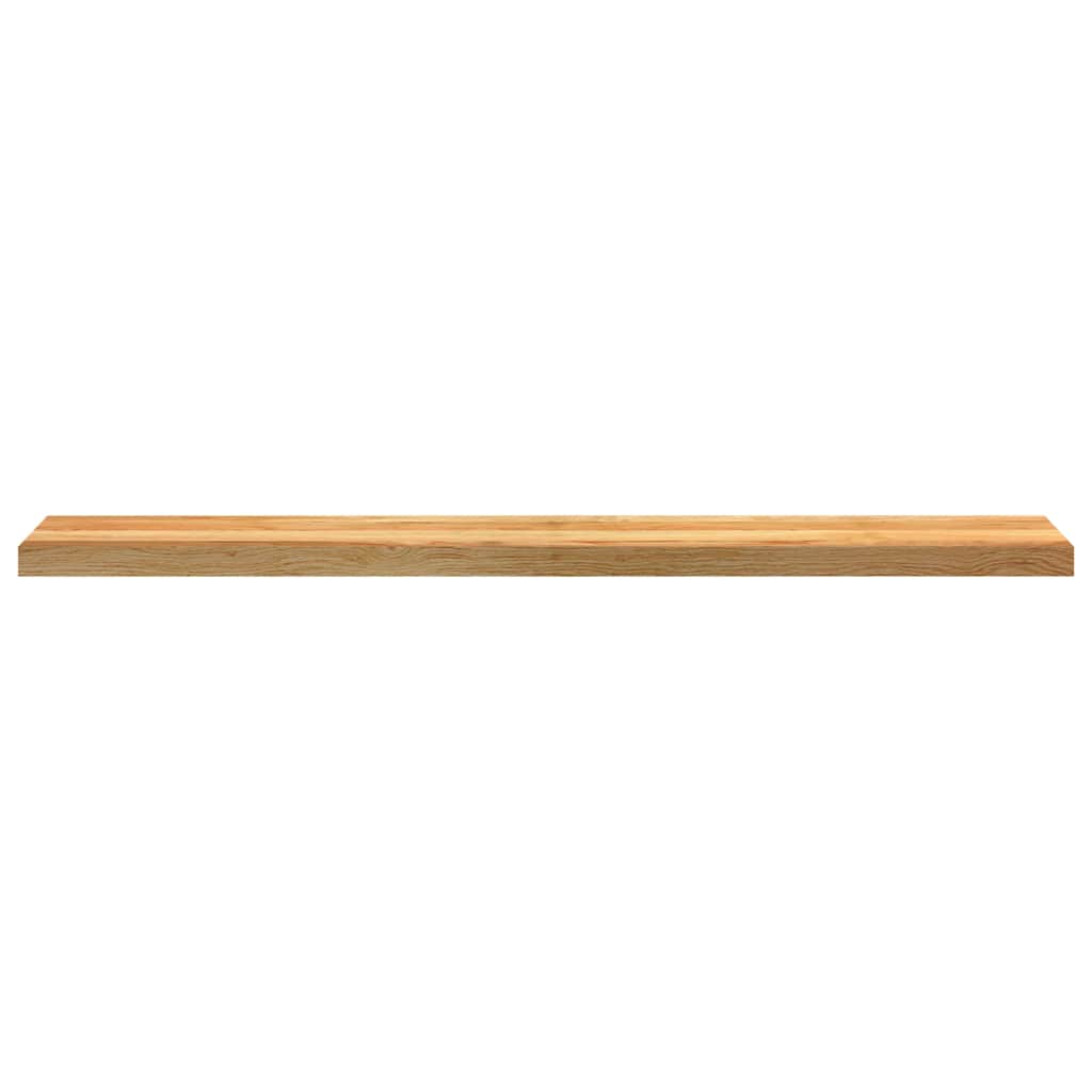 vindueskarme 2 stk lysebrun 140x20x2 cm massivt egetræ
