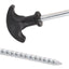 teltpløkker 12 stk. 30 cm Ø7 mm galvaniseret stål