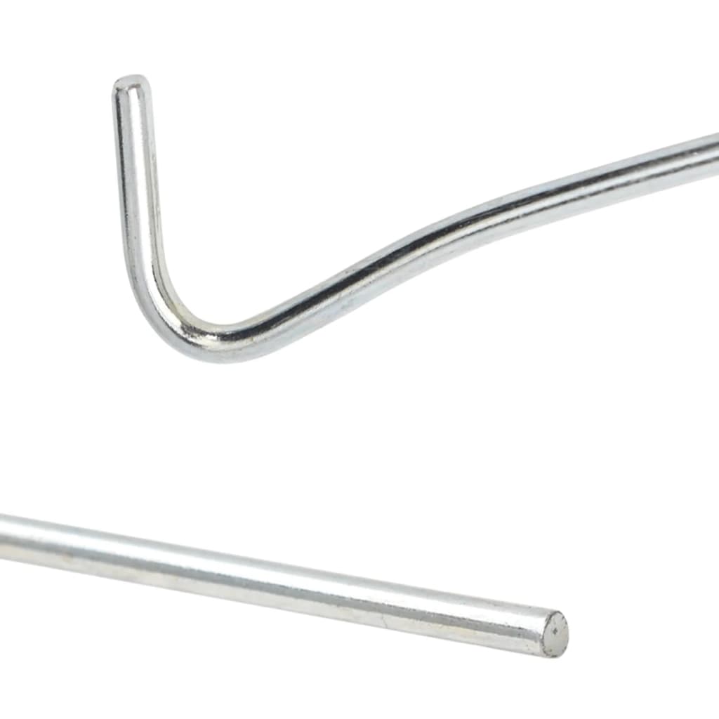 teltpløkker 50 stk. 23 cm Ø4 mm galvaniseret stål