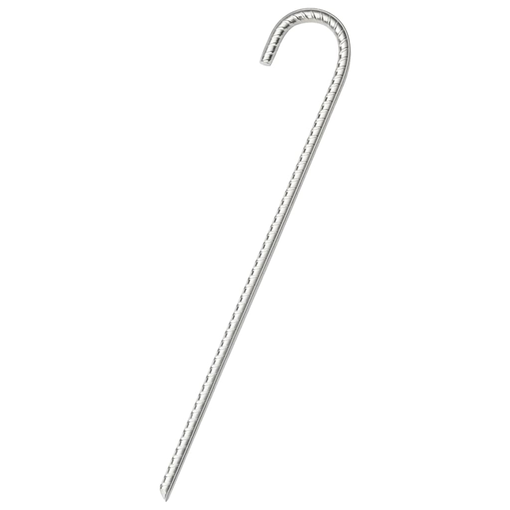 teltpløkker 12 stk. 37 cm Ø10 mm galvaniseret stål