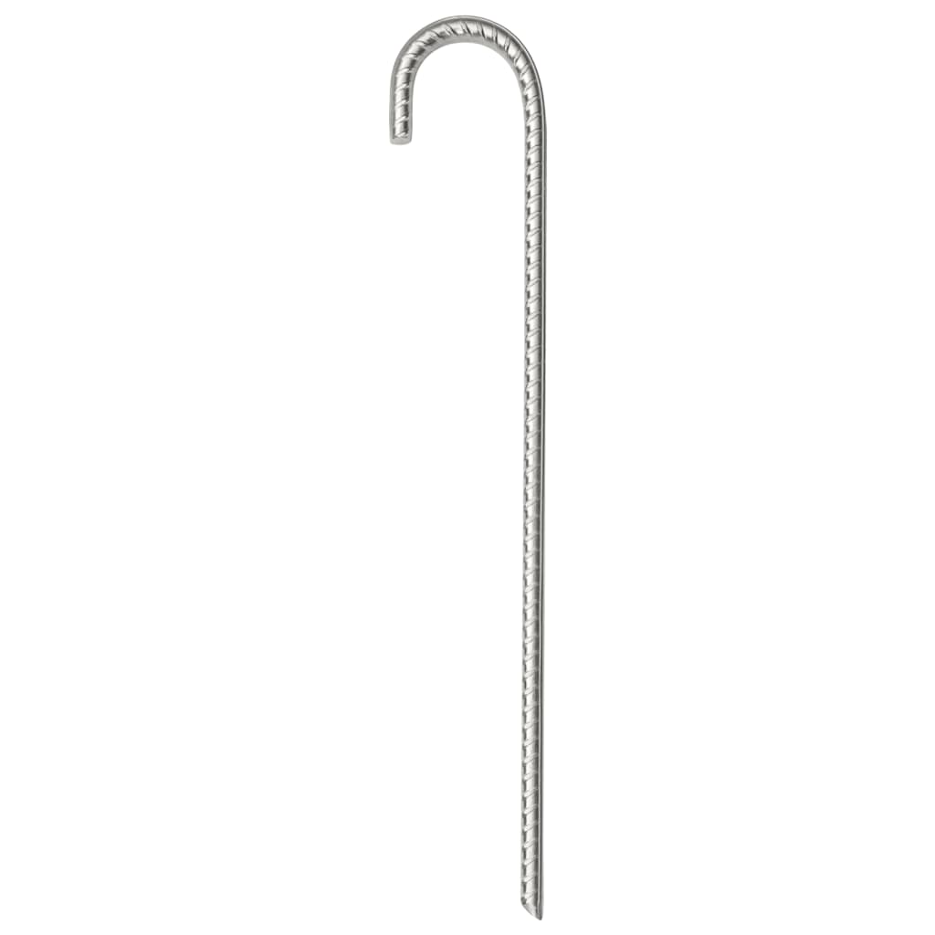 teltpløkker 12 stk. 37 cm Ø10 mm galvaniseret stål