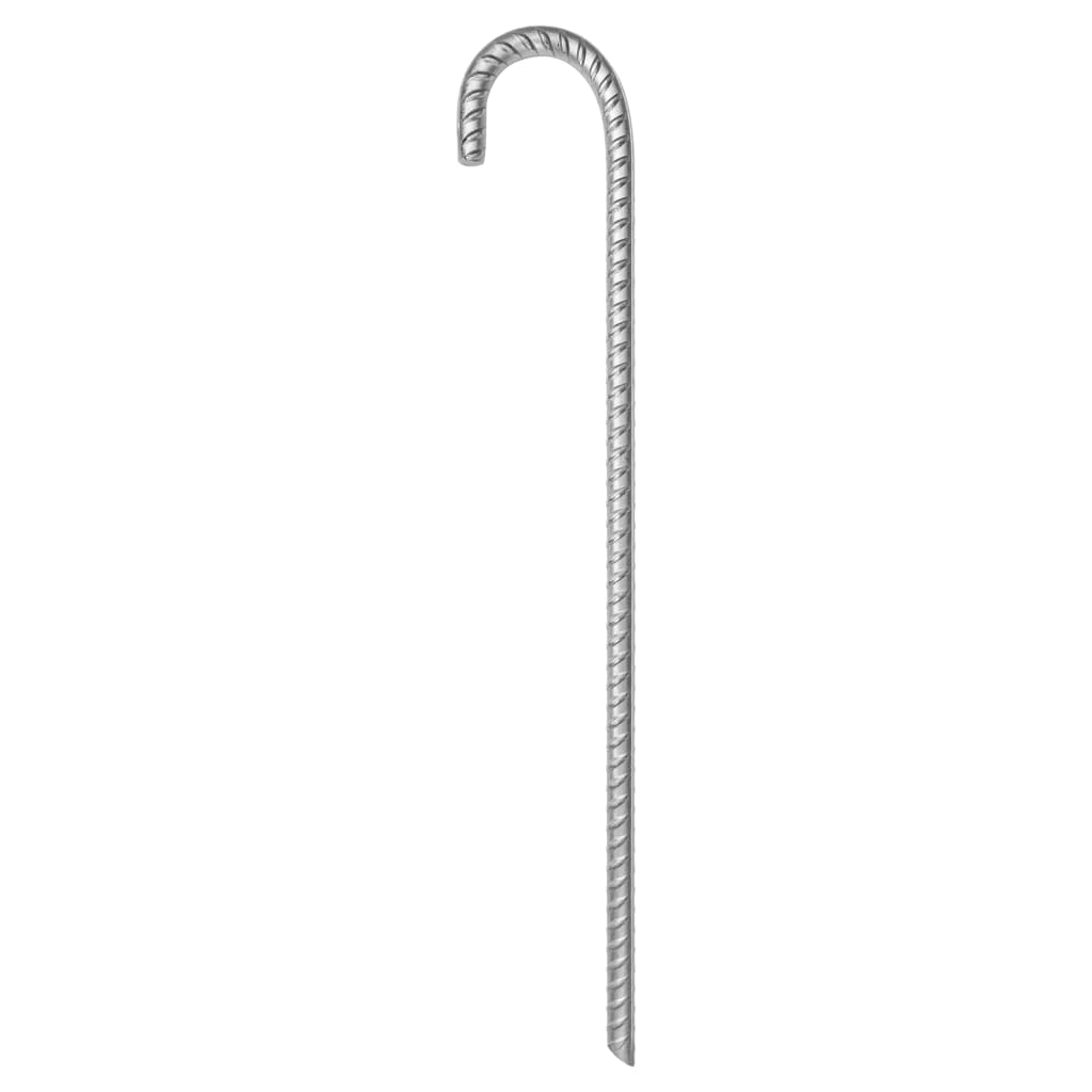 teltpløkker 6 stk. 41,5 cm Ø12 mm galvaniseret stål