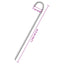 teltpløkker 12 stk. 41,5 cm Ø12 mm galvaniseret stål