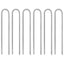 teltpløkker 6 stk. U-form 30 cm Ø7 mm galvaniseret stål