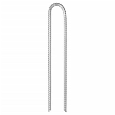 teltpløkker 6 stk. U-form 37 cm Ø10 mm galvaniseret stål