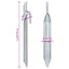 teltpløkker 24 stk. V-facon 17 cm Ø20 mm galvaniseret stål