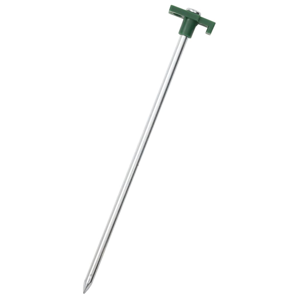 teltpløkker 12 stk. 25 cm 7 mm galvaniseret stål og PP