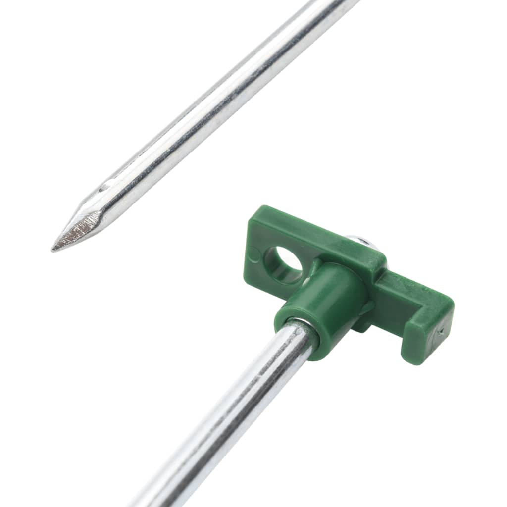 teltpløkker 12 stk. 25 cm 7 mm galvaniseret stål og PP